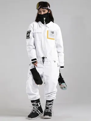Women's Gsou Snow Bridget Glimmer Light One Piece Snowsuit Ski Jumpsuit