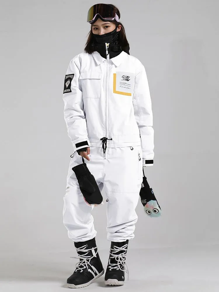 Women's Gsou Snow Bridget Glimmer Light One Piece Snowsuit Ski Jumpsuit