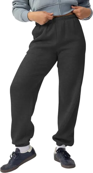 Womens Heavyweight Sweatpants with Pocket Comfort Fit Lounge Relaxed Gym Fleece Jogger Pants S-5XL