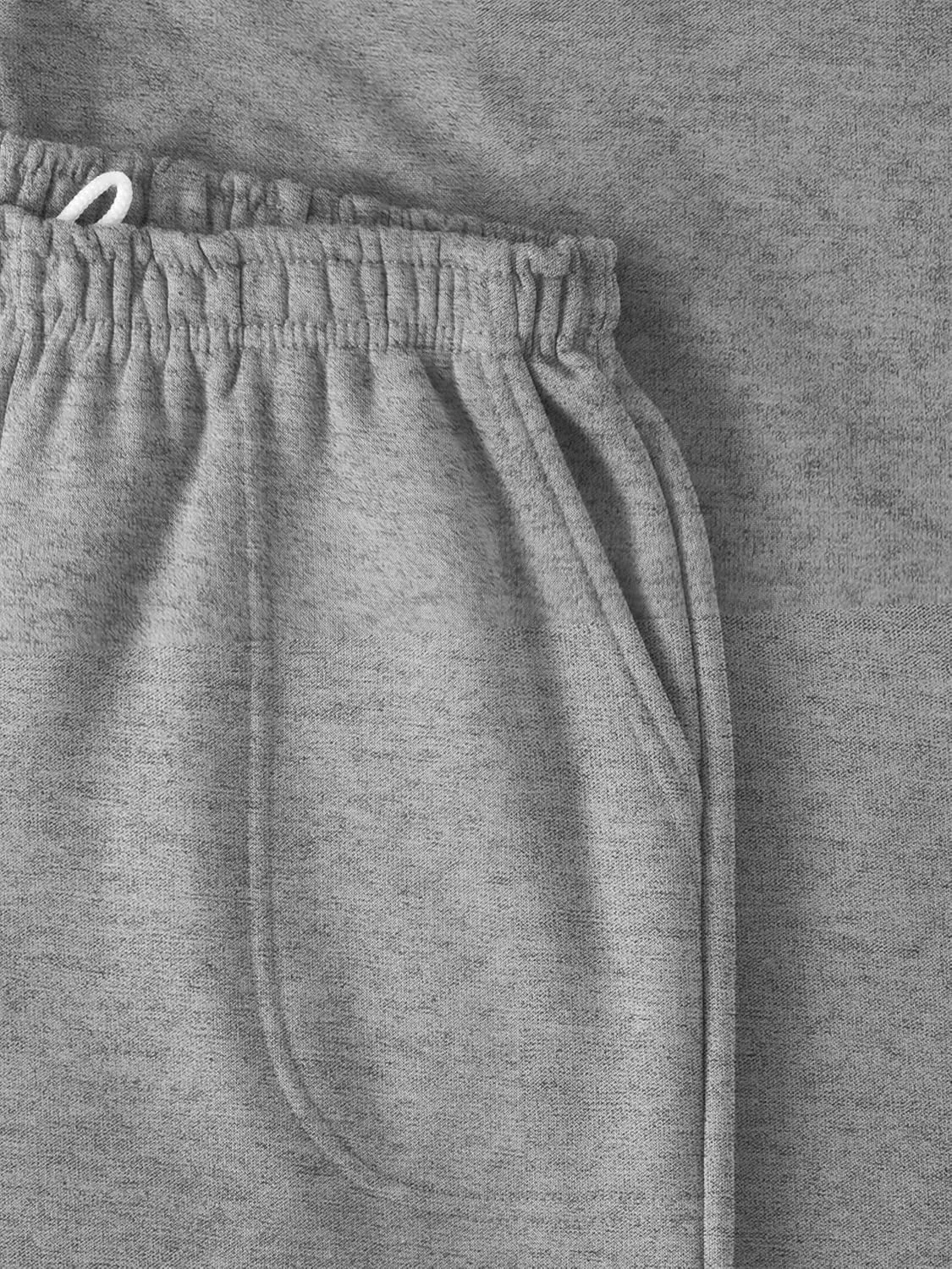 Womens Heavyweight Sweatpants with Pocket Comfort Fit Lounge Relaxed Gym Fleece Jogger Pants S-5XL