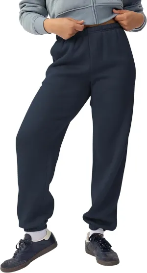 Womens Heavyweight Sweatpants with Pocket Comfort Fit Lounge Relaxed Gym Fleece Jogger Pants S-5XL