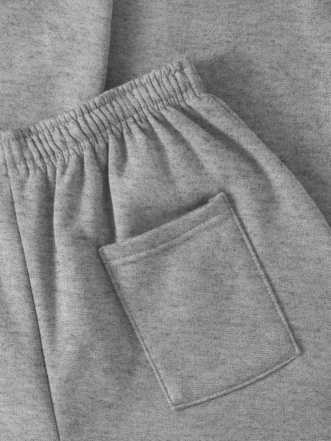 Womens Heavyweight Sweatpants with Pocket Comfort Fit Lounge Relaxed Gym Fleece Jogger Pants S-5XL