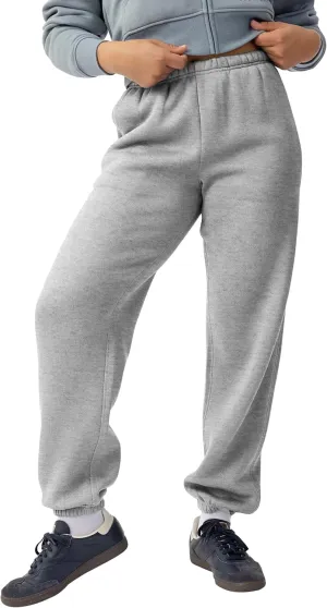 Womens Heavyweight Sweatpants with Pocket Comfort Fit Lounge Relaxed Gym Fleece Jogger Pants S-5XL