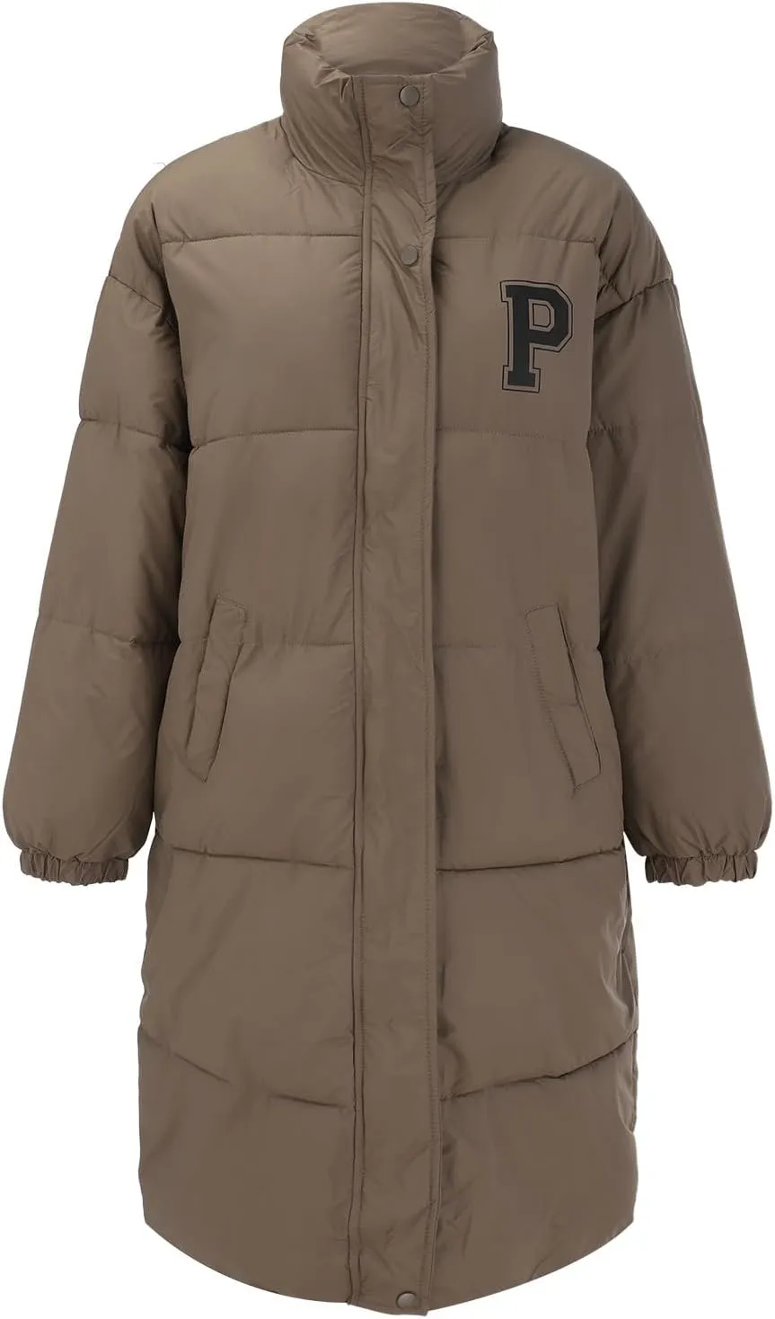 Womens Lightweight Puffer Jacket Shearling Womens Puffer Collar Long Sleeve Lightweight Outfit Basic Loose Fit Coat