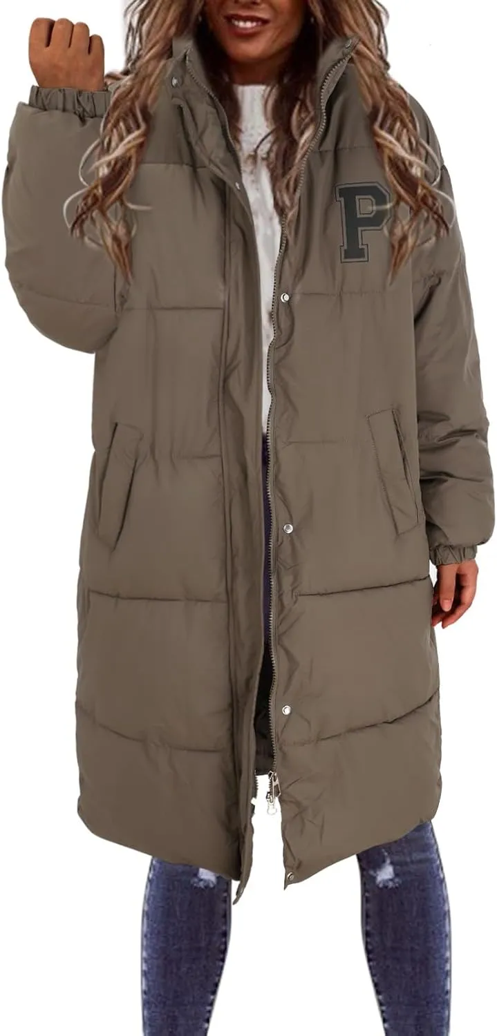 Womens Lightweight Puffer Jacket Shearling Womens Puffer Collar Long Sleeve Lightweight Outfit Basic Loose Fit Coat
