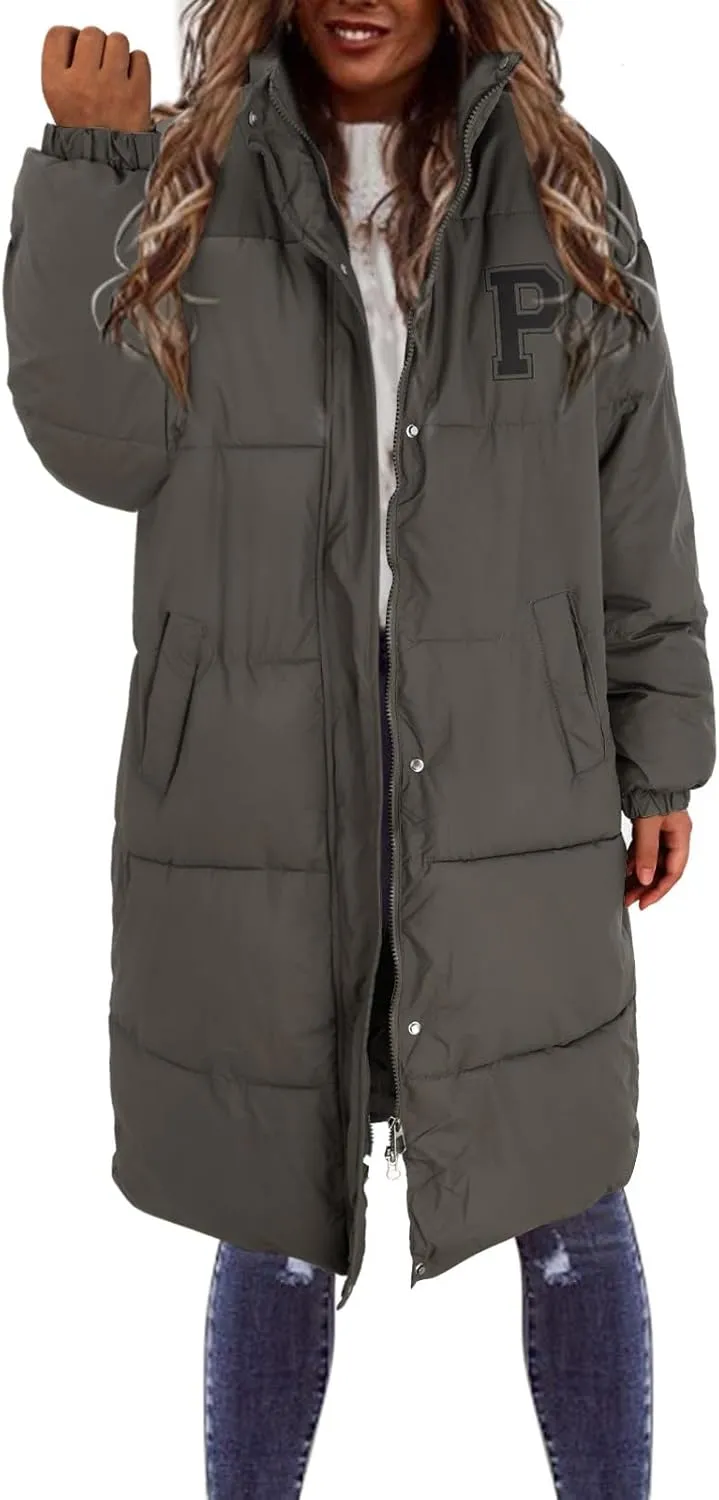 Womens Lightweight Puffer Jacket Shearling Womens Puffer Collar Long Sleeve Lightweight Outfit Basic Loose Fit Coat