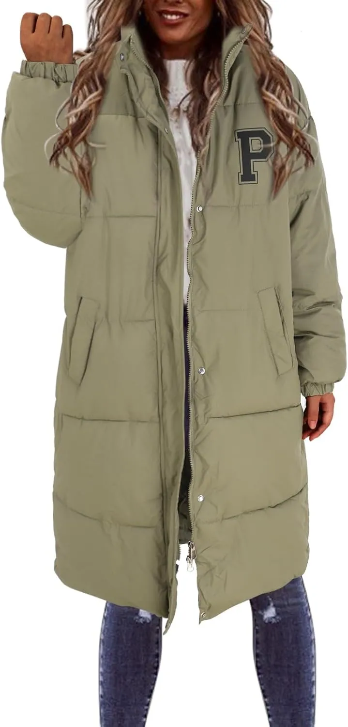 Womens Lightweight Puffer Jacket Shearling Womens Puffer Collar Long Sleeve Lightweight Outfit Basic Loose Fit Coat