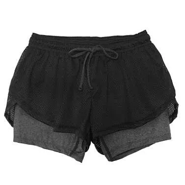 Women's Mesh 2-in-1 Running Shorts (8 colors)
