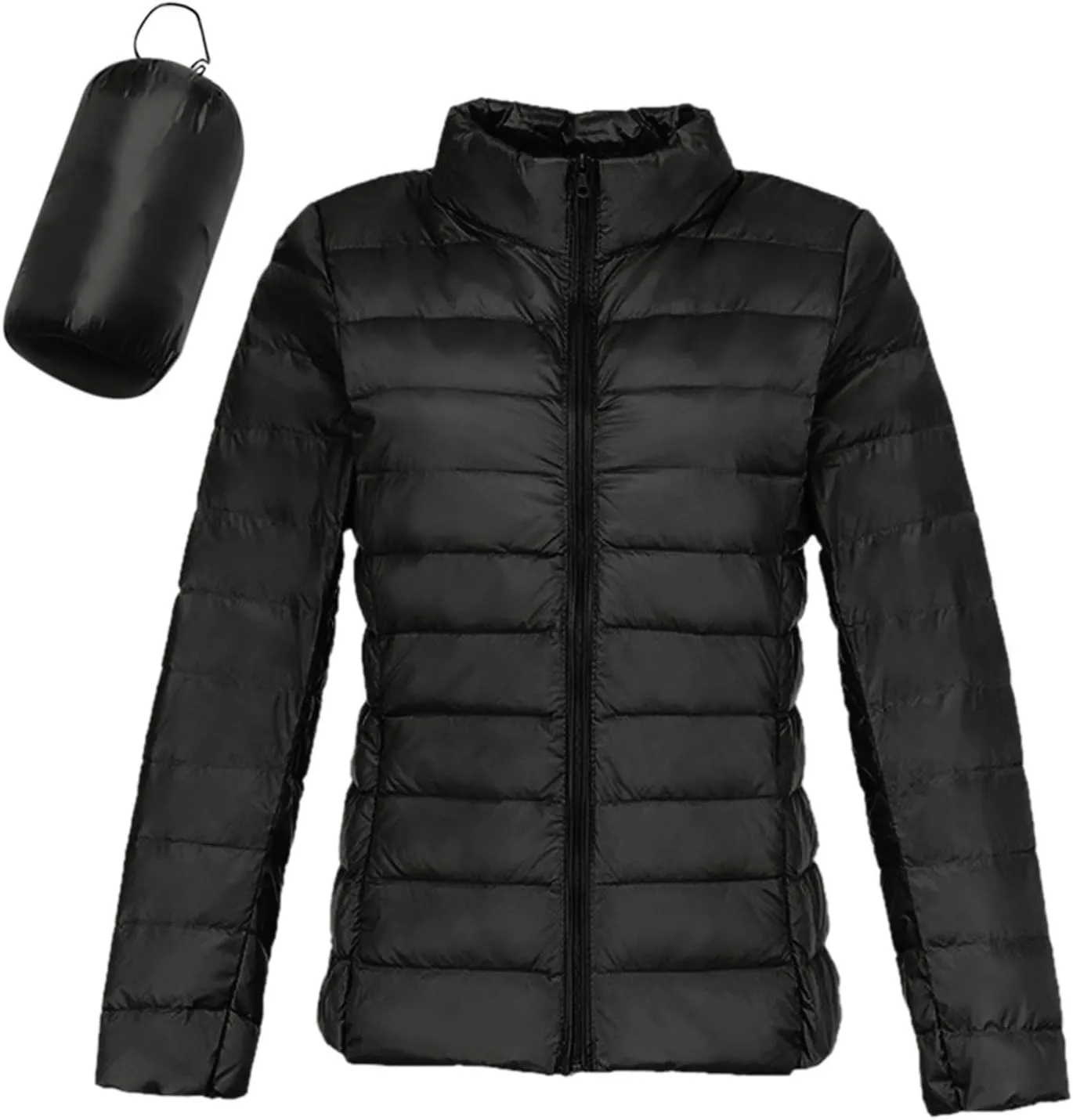 Women's Packable Puffer Jacket Long Sleeve Lightweight Quilted Coat Packable Puffer Jacket Lightweight Quilted Puffer Jacket