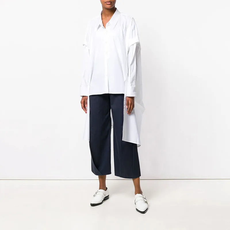 Women's Spring Long-Sleeved Loose Shirt