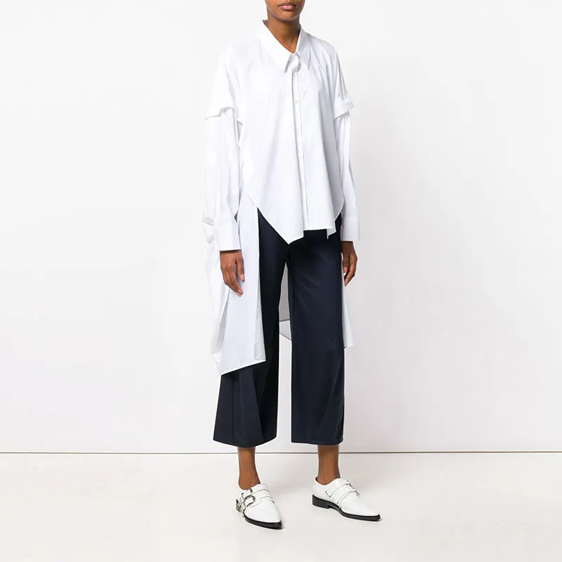 Women's Spring Long-Sleeved Loose Shirt