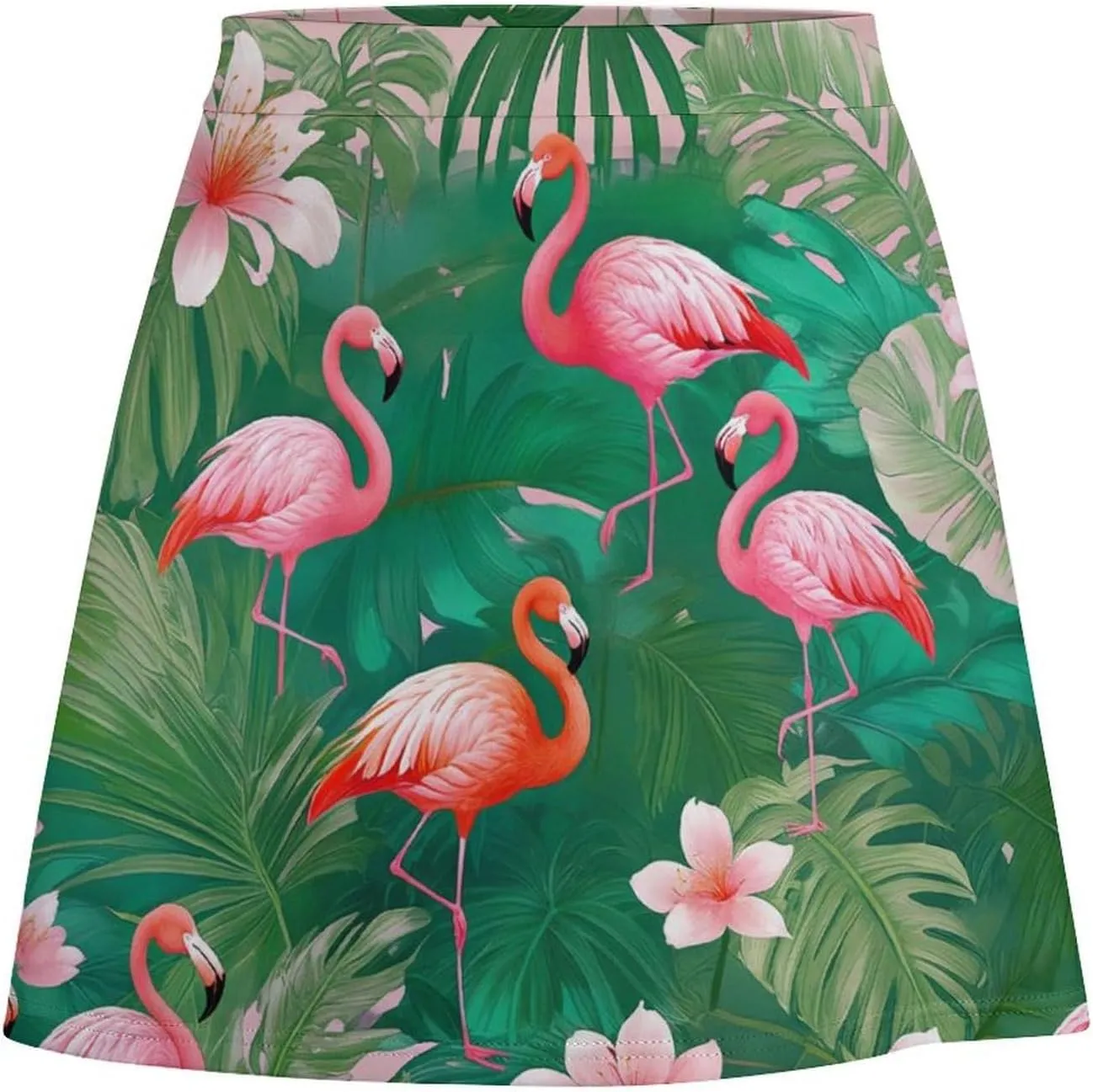 Women's Stretchy High Waisted Pencil Bodycon Tennis Short Skirt