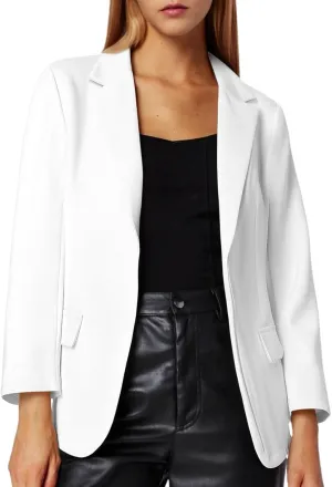 Women's Summer Blazer Lapel Sleeveless Pocket Dressy Casual Business Convenient Comfort Fit Fashion Suit Jackets