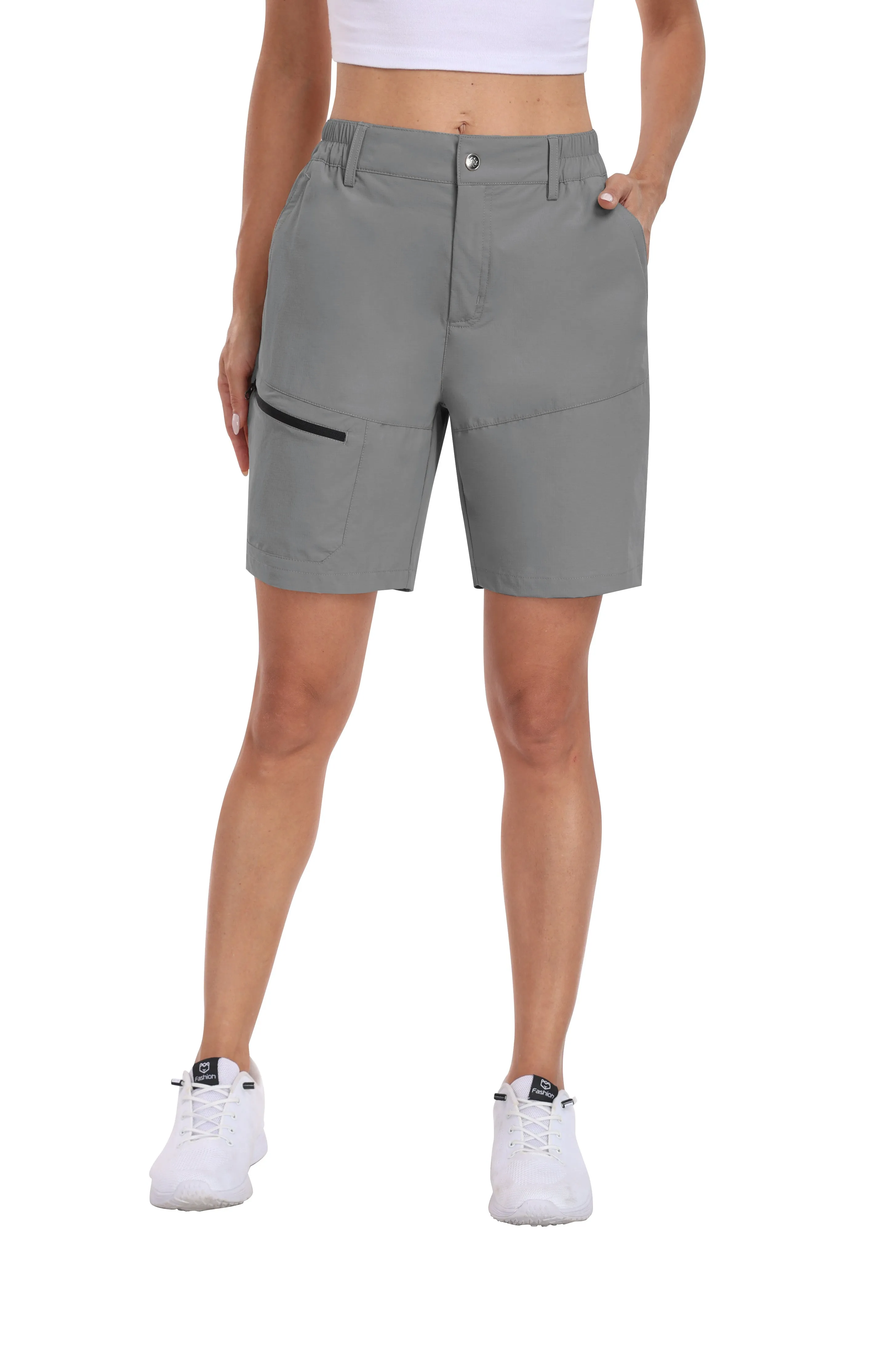 Women's summer outdoor hiking 7-inch shorts
