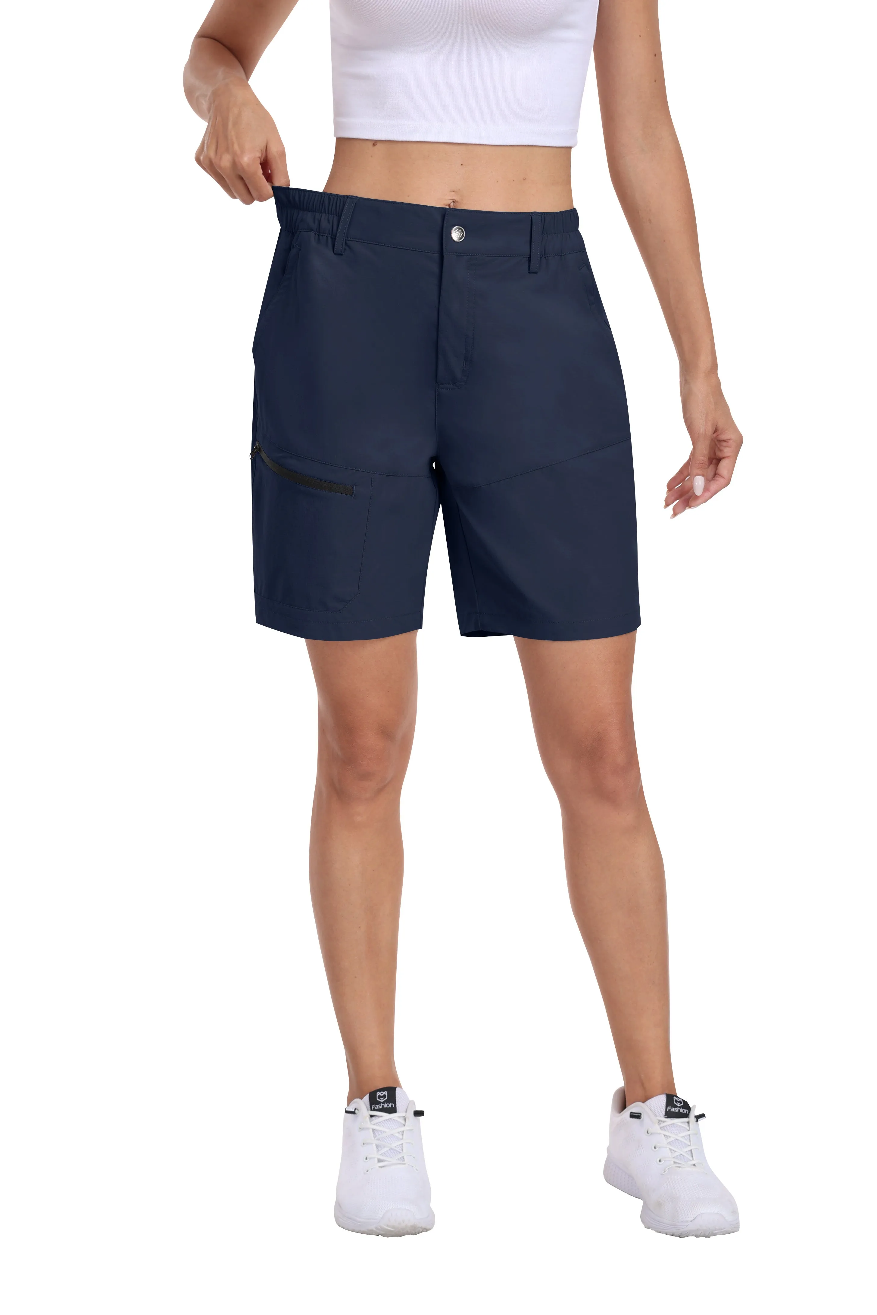 Women's summer outdoor hiking 7-inch shorts