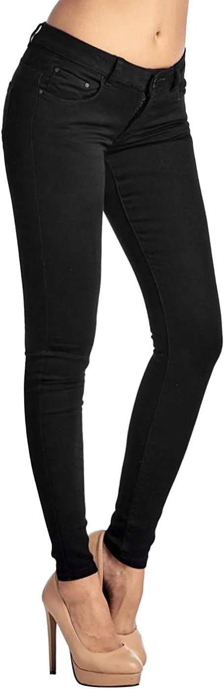 Women's Super Stretch Flexible Fit 5 Pocket Mid Rise Bermuda Pants