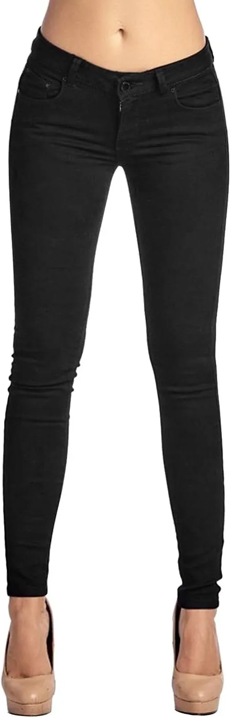 Women's Super Stretch Flexible Fit 5 Pocket Mid Rise Bermuda Pants