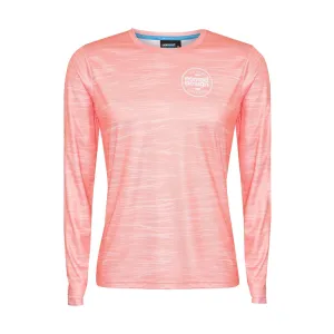 Womens Tech Fishing Shirt - Coral Swell