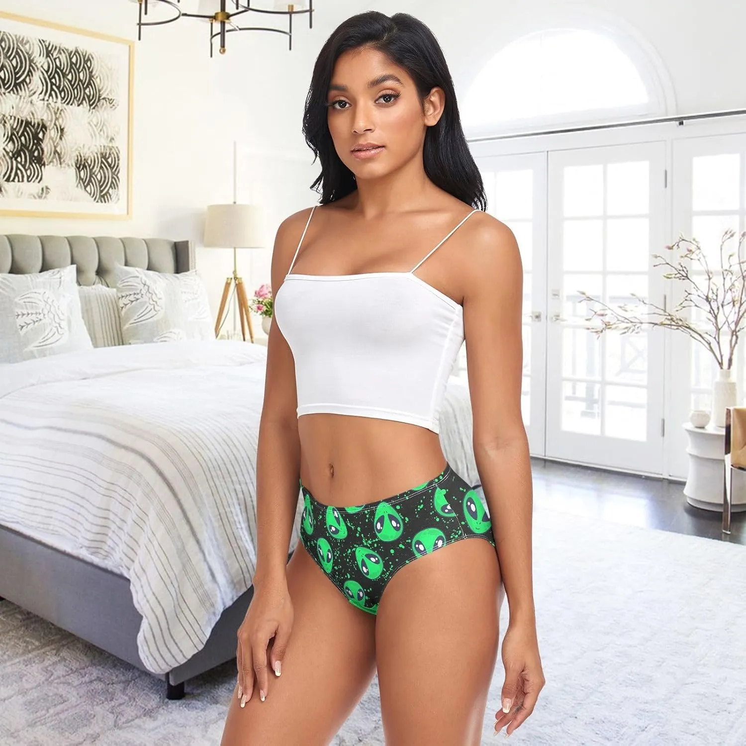 Women's Underwear Classic Briefs Soft Breathable Bikini Hipster Panties