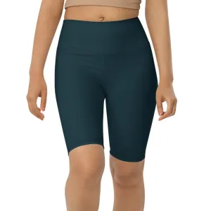 Women's UPF Long Swim Shorts SUP Paddle Board Swim Jammers - Seychelles Blue