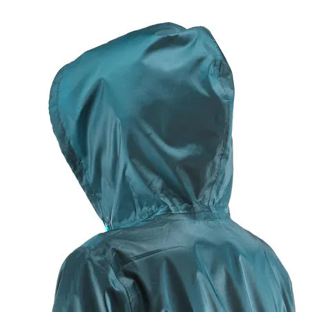 Women's windproof and water-repellent hiking jacket - raincut 1/2 zip