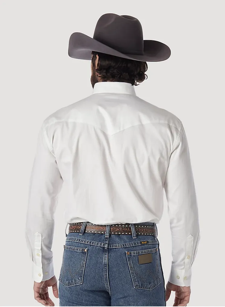 Wrangler Mens White Painted Desert Shirt Style 71135CH