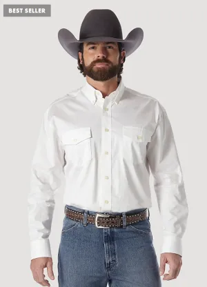 Wrangler Mens White Painted Desert Shirt Style 71135CH