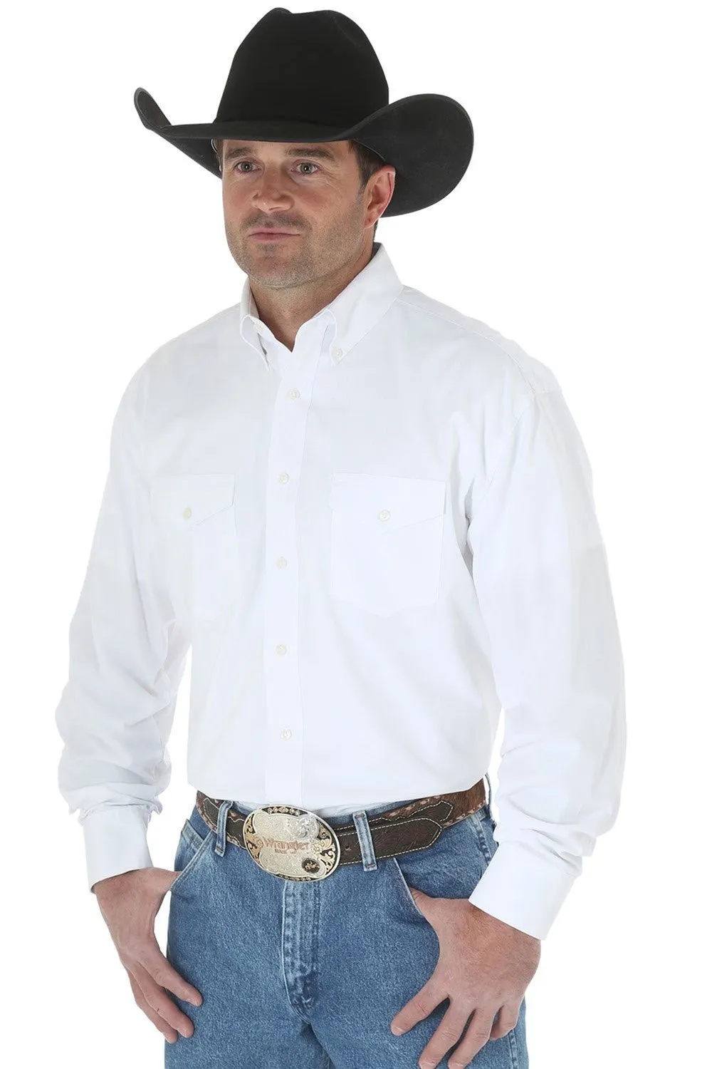 Wrangler Mens White Painted Desert Shirt Style 71135CH