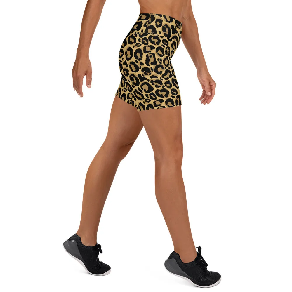 Yoga Shorts Original Leopard