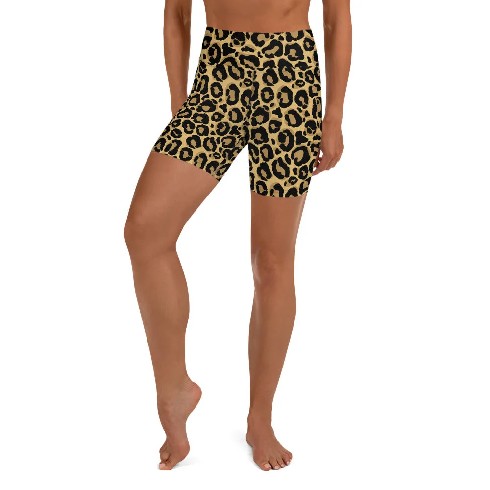 Yoga Shorts Original Leopard