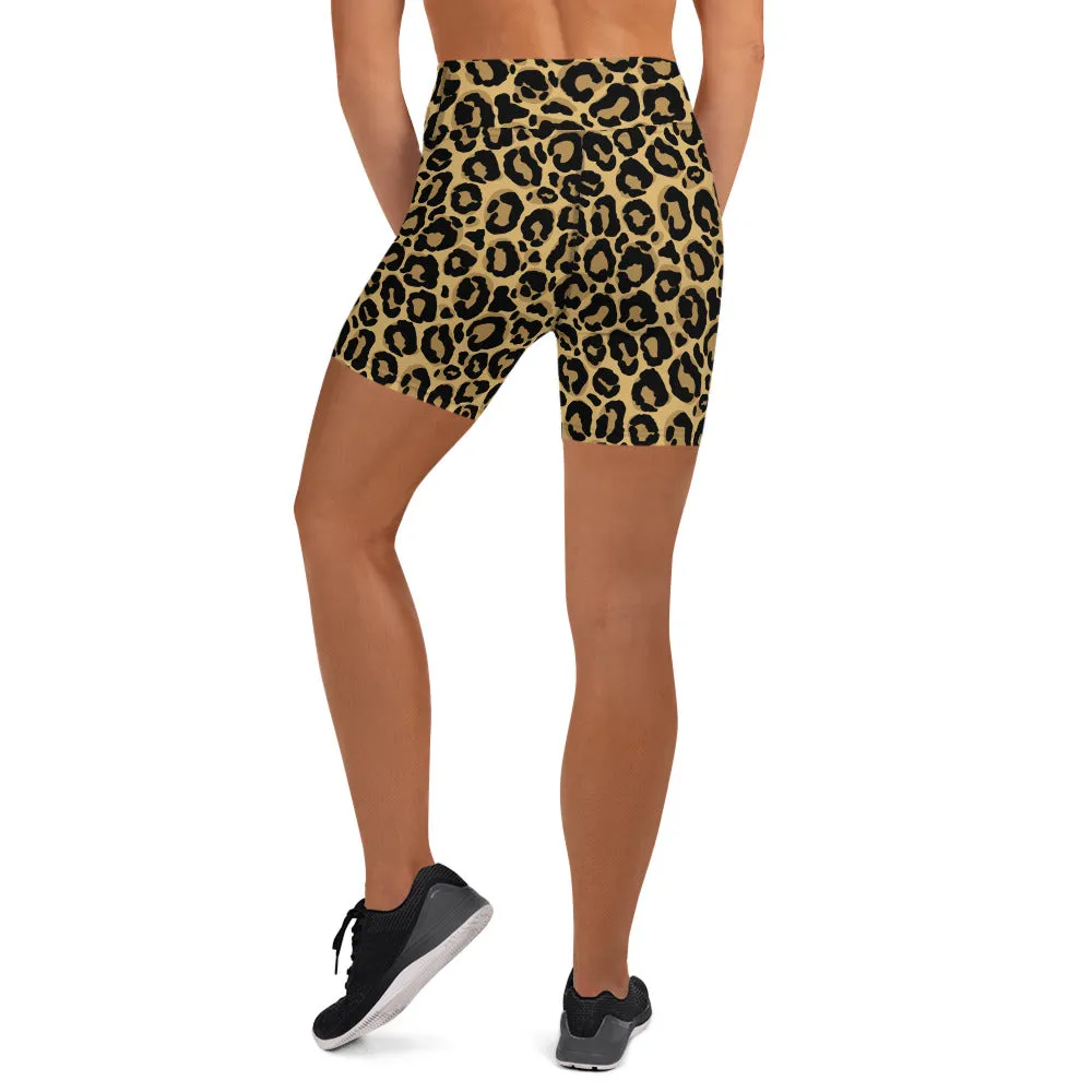 Yoga Shorts Original Leopard