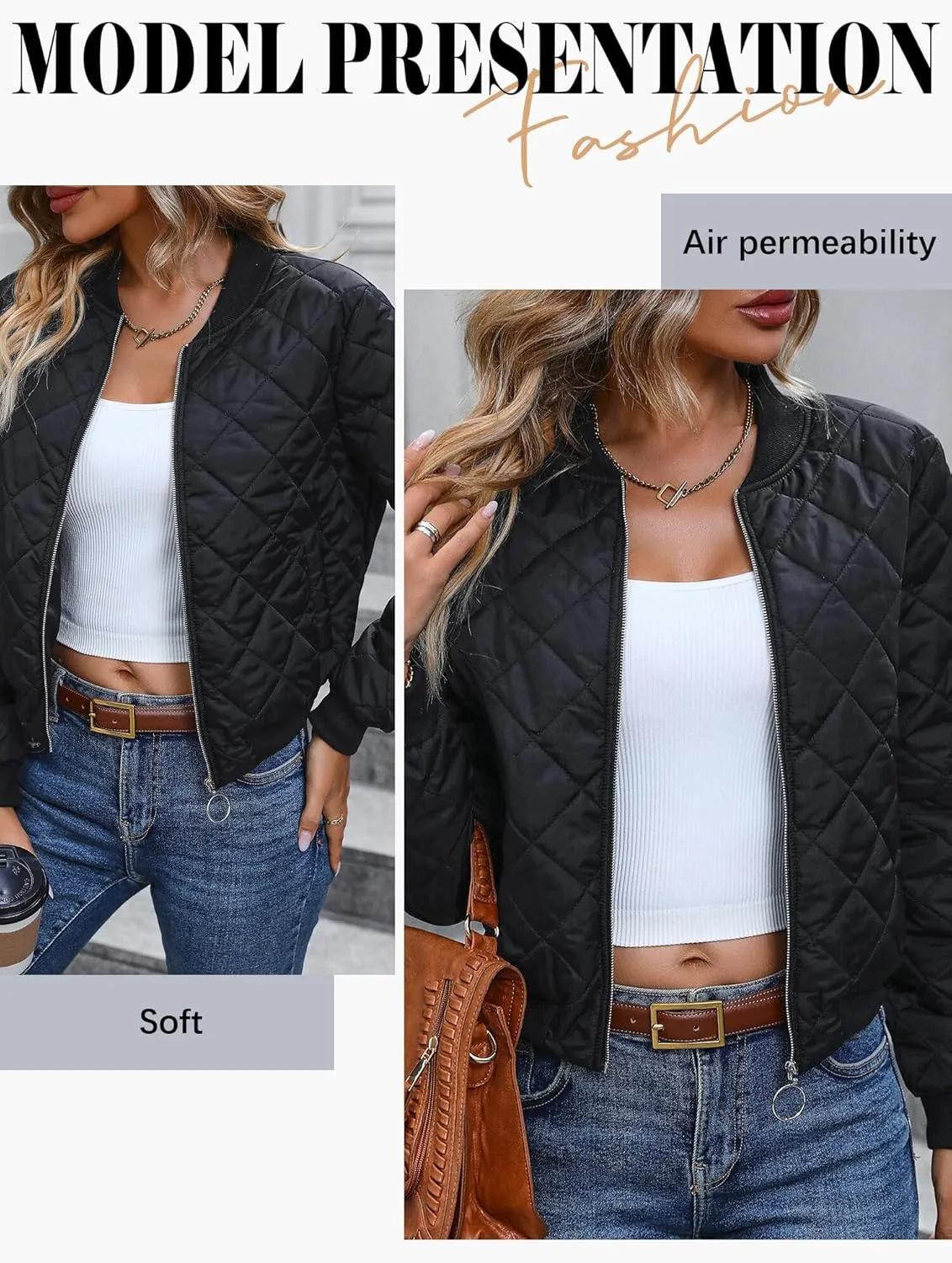 Ytfsrukp Lightweight Down Coat Long Sleeve Full Zipper Packable Short Puffer Jackets Quilted Lightweight Winter Warm