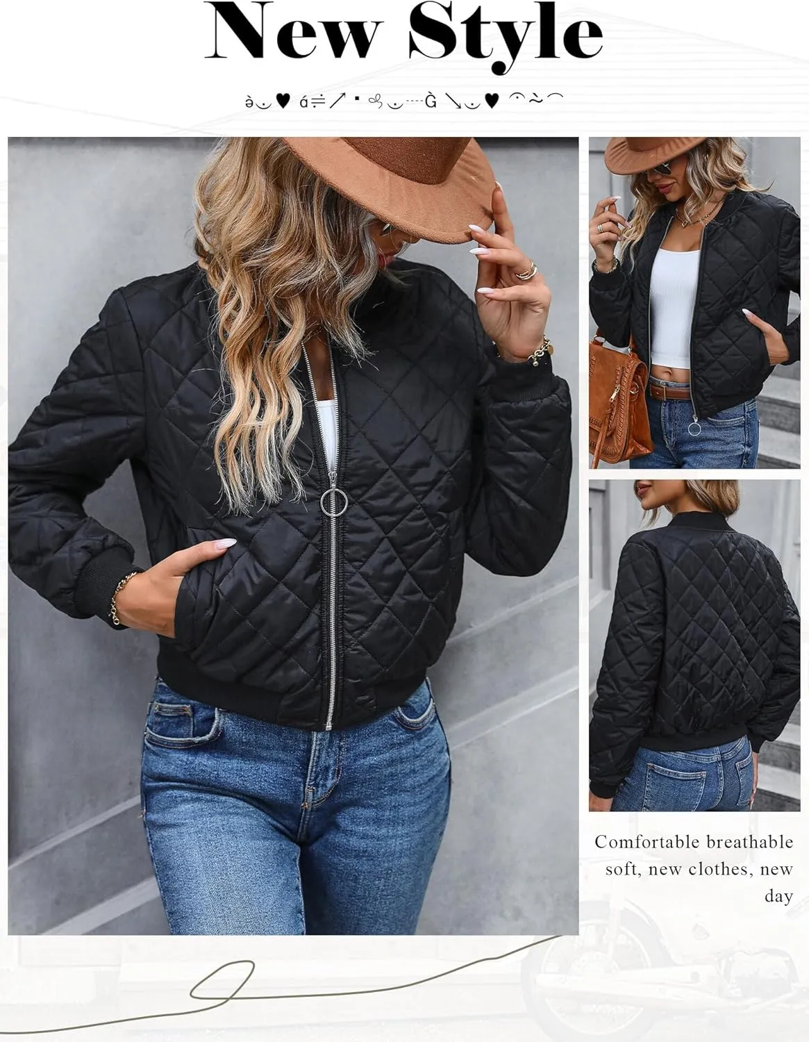 Ytfsrukp Lightweight Down Coat Long Sleeve Full Zipper Packable Short Puffer Jackets Quilted Lightweight Winter Warm