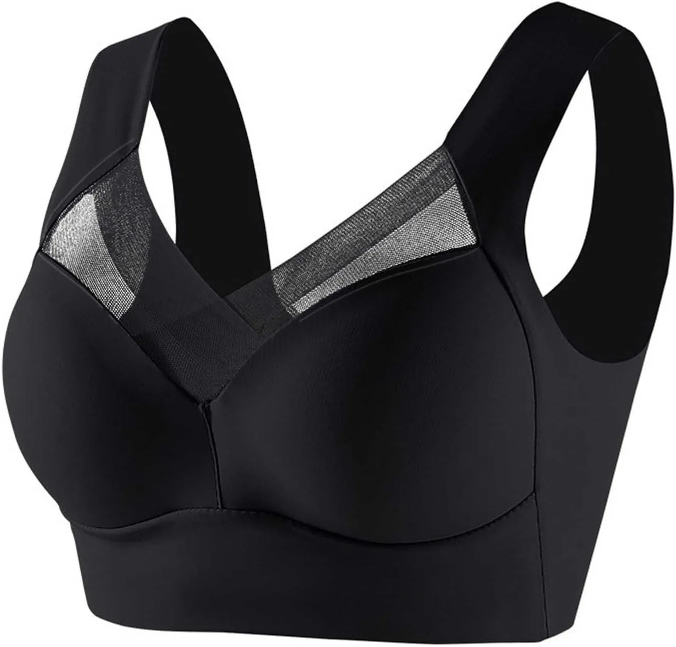 Zenchic Bras, Hatmeo Posture Correcting Bras for Seniors Women, Seamless Comfort Push Up Wireless Lysine Charm Ice Silk Bras
