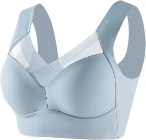 Zenchic Hatmeo Bras for Senior Women, Zen Chic Bras for Older Women, Seamless Sexy Push Up Wireless Comfortable Ice Silk Zenchic Bra Full Coverage T Shirt