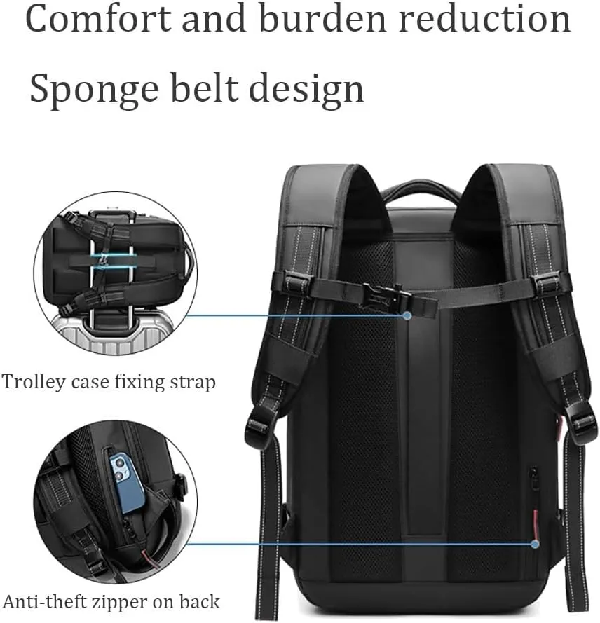 ZJQ Vacuum Compression Backpack,Vacuum Compression Backpack Travel, Waterproof and Wear-Resistant,Travel and Work Commuting (Green Tool)