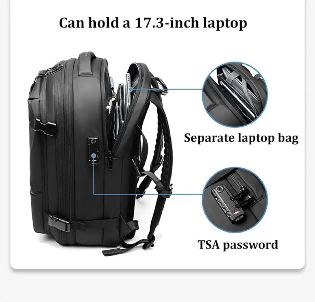 ZJQ Vacuum Compression Backpack,Vacuum Compression Backpack Travel, Waterproof and Wear-Resistant,Travel and Work Commuting (Green Tool)