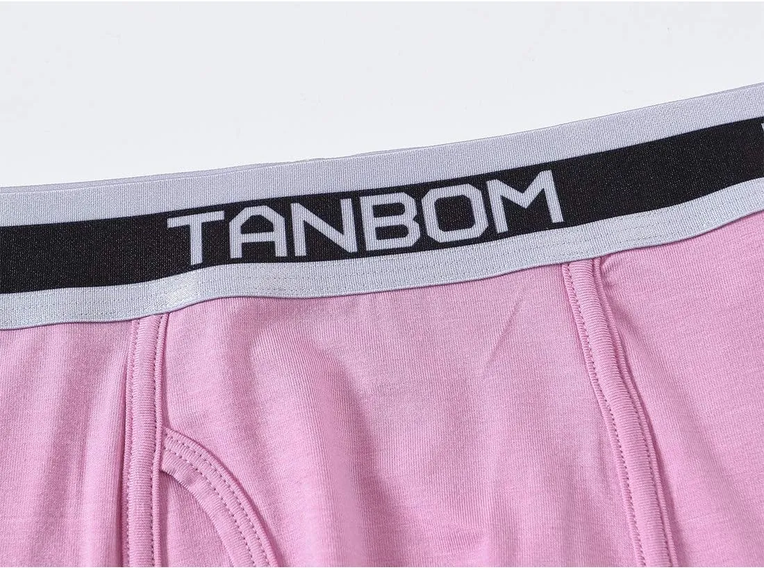ZONBAILON Mens Underwear Boxer Briefs Moisture-Wicking Breathable Bamboo Viscose Boxer Pouch